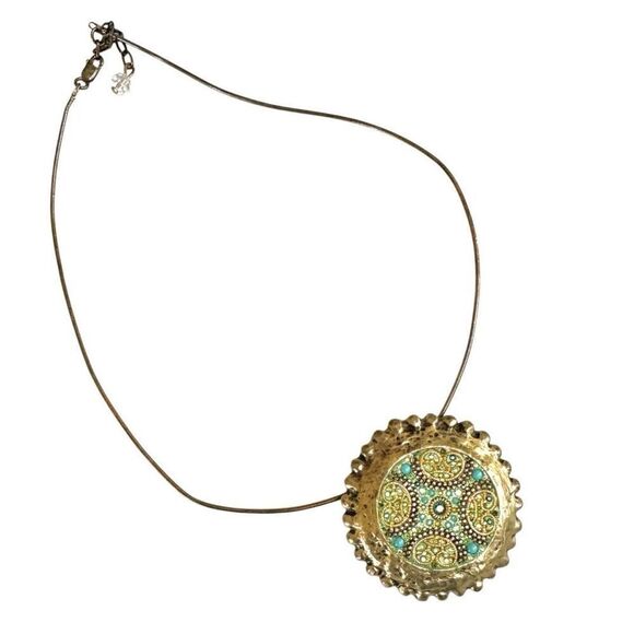 ORIT SCHATZMAN Sterling Silver 925 blue  Swarovski Crystal Necklace - Picture 6 of 8